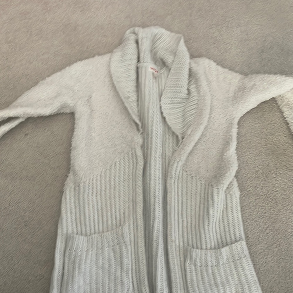 CAT AND JACK (target kids) cardigan! beige and sparkly! super cute!!
